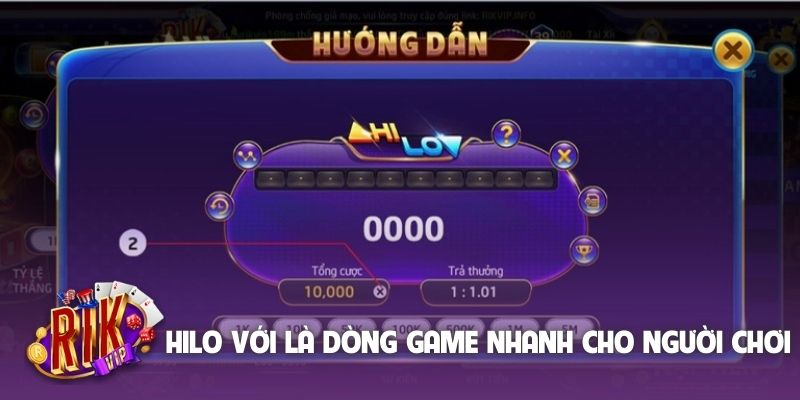 Hilo với là dòng game nhanh dành cho người chơi