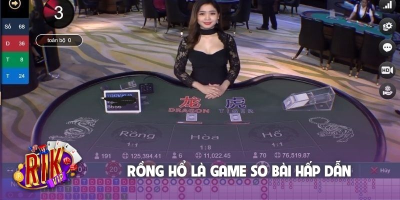 Rồng hổ là game so bài hấp dẫn