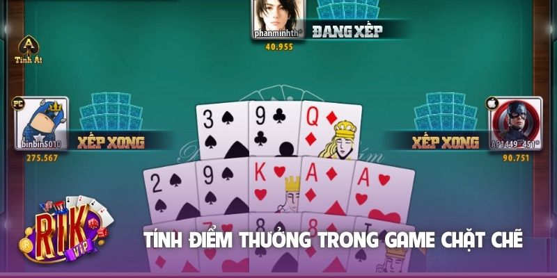 Tính điểm thưởng trong game chặt chẽ